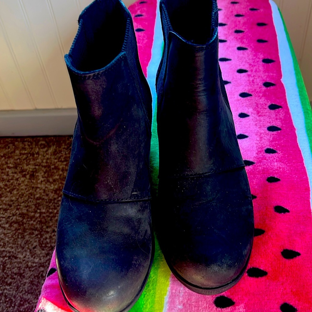 SOREL Women’s Joan of Arctic Wedge II Chelsea Boots Black - Size 6.5